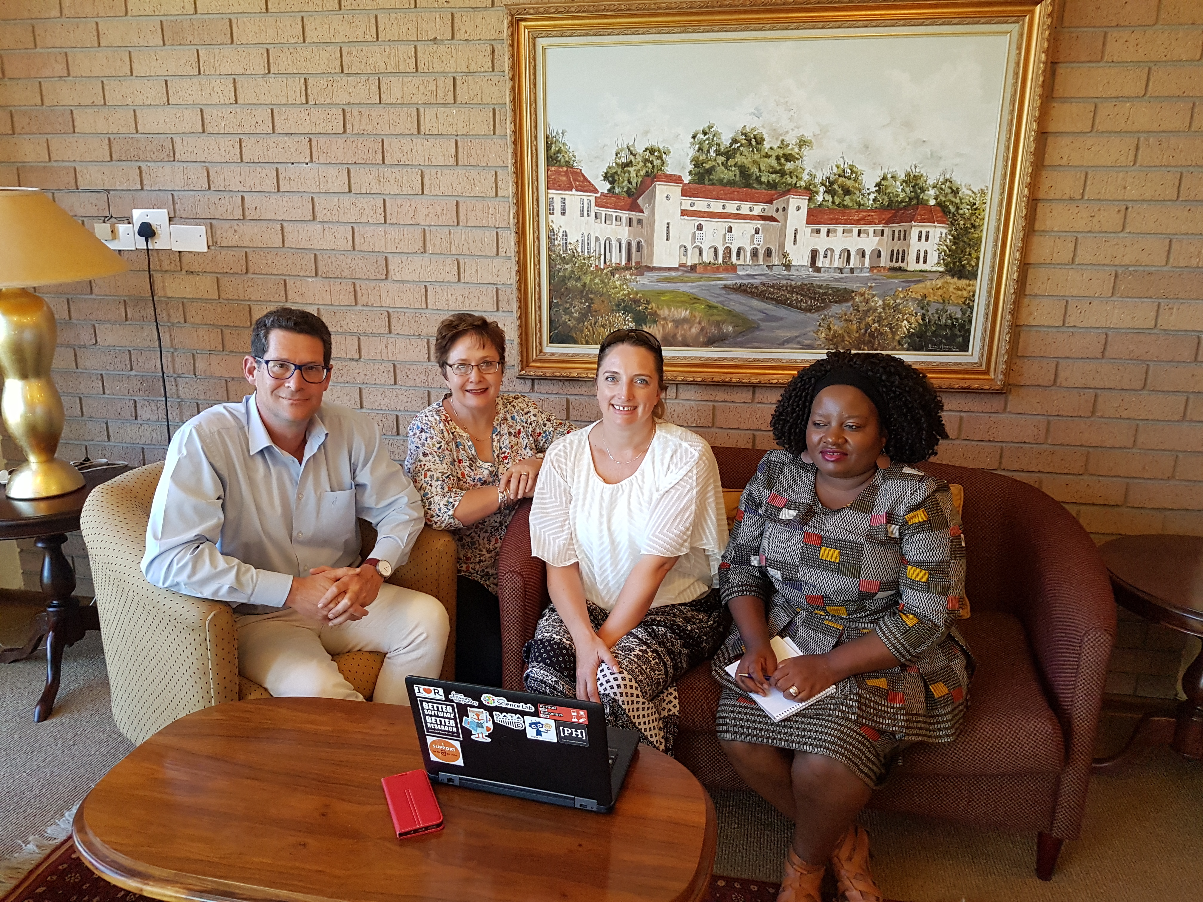 Team meeting at Vaal Triangle Campus